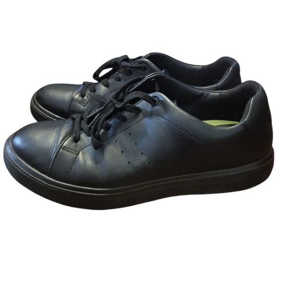 Pedala Light X by Asics Black Casual Comfort Unisex Leather Sneakers, Size 9 - Picture 2 of 10